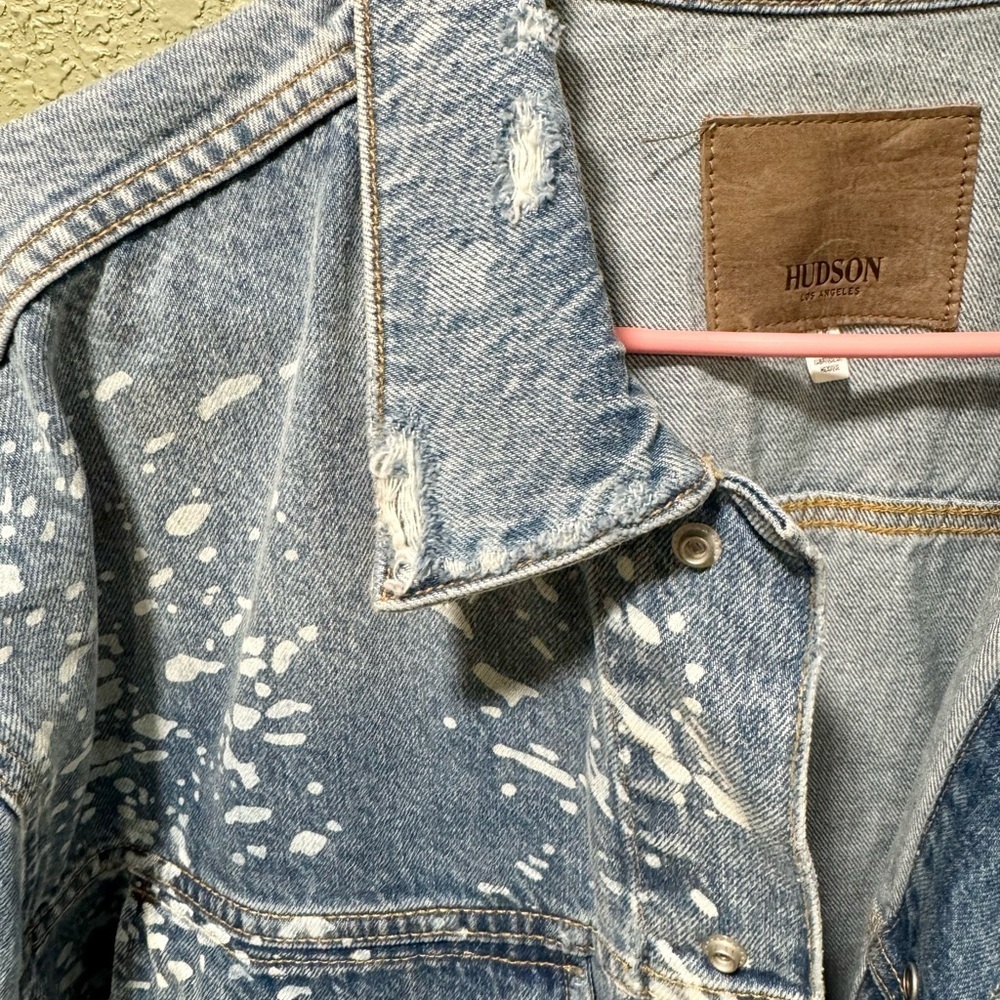 Hudson Jeans Denim Jacket L - Picture 3 of 5